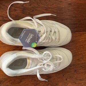 Stride Rite Cream Kids Sneakers